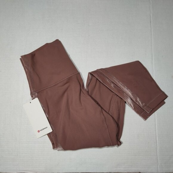 TBD Lululemon Align Super High-Rise Pant 28" Velvet Spanish Oak sz 10 NEW 2019 - Picture 1 of 7